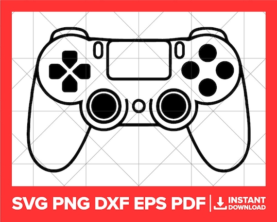 Gaming SVG, Gamer PNG, Video Game DXF, Video Game Controller, Gaming, Gamer Cricut Silhouette Cut File