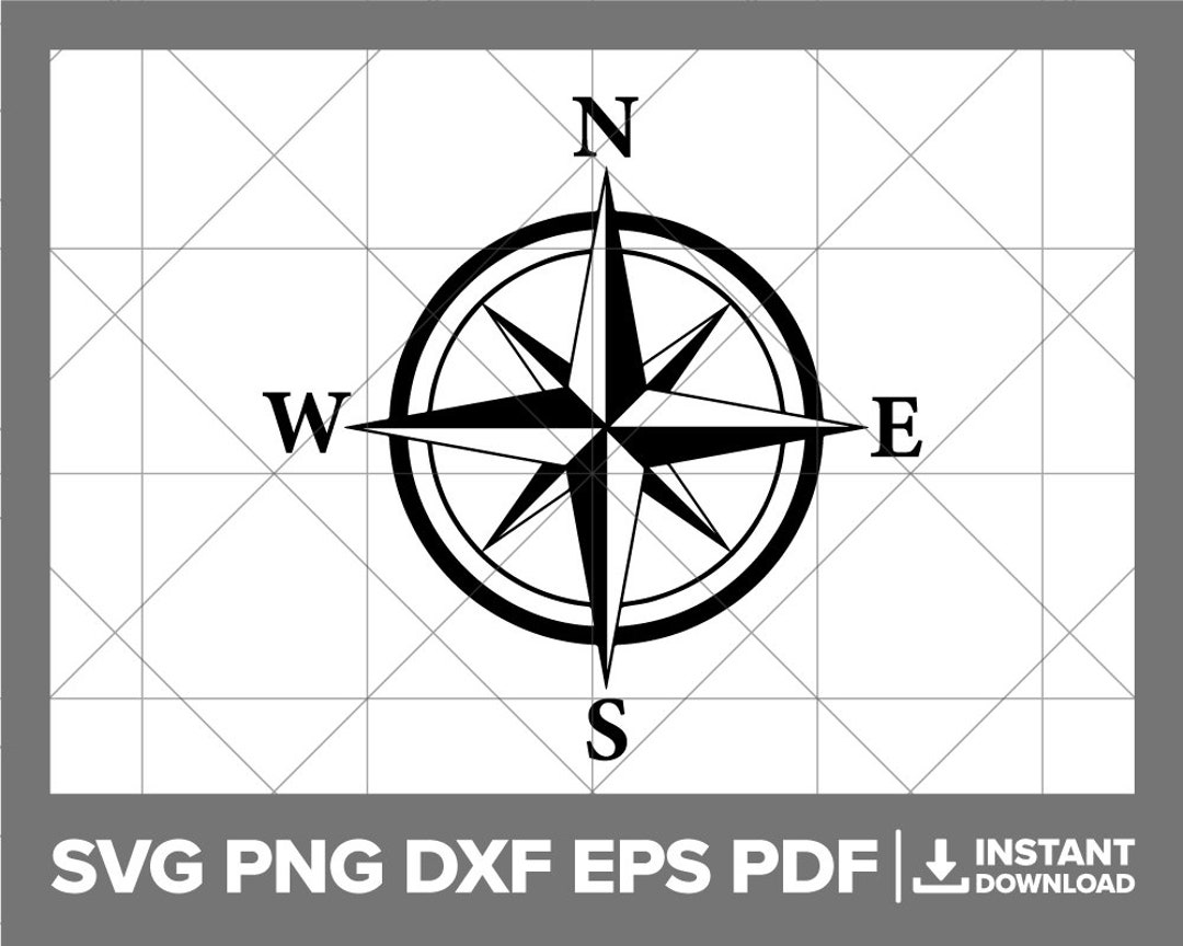 Compass Digital Bundle, Compass SVG, Nautical Compass Svg, Wind Rose SVG,  Digital Files for Cricut, Silhouette, and other devices