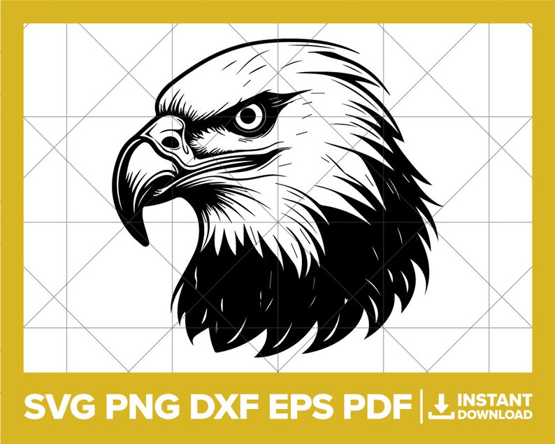 Eagle SVG Bald Eagle PNG American Bald Eagle DXF Bald Eagle - Etsy