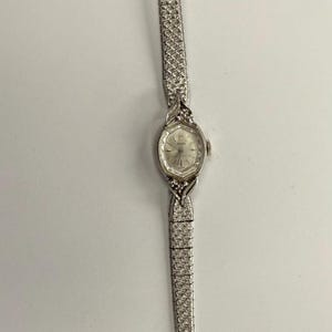 Gruen 10k RG Diamond Ladies Watch Vintage Antique - 21 Jewel - Wind Up Watch, Running