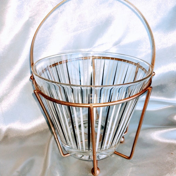 MCM Ice Bucket with Metal Stand