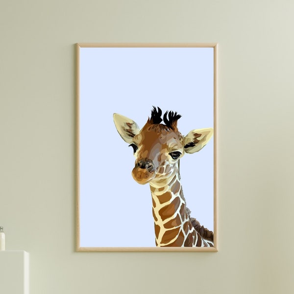 Giraffe Poster - Etsy