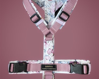 Chest harness, Y-harness, dog harness, dog accessories, harness, softshell, webbing, dog, harness, green, mint, olive