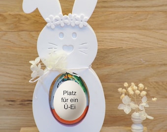 Easter decoration, Keraflott, Easter, bunny, candle holder, Eastern, ceramic casting compound, Raysin, modern, decoration, Easter gift, egg, surprise egg