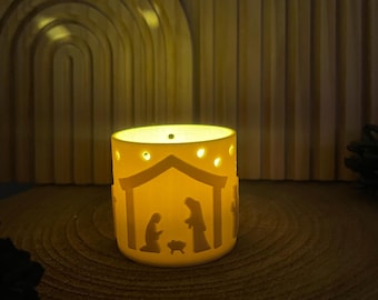 Farol de belén, impresión 3D, archivo STL, Navidad, decoración navideña, belén, farol, archivo de impresión, archivo digital
