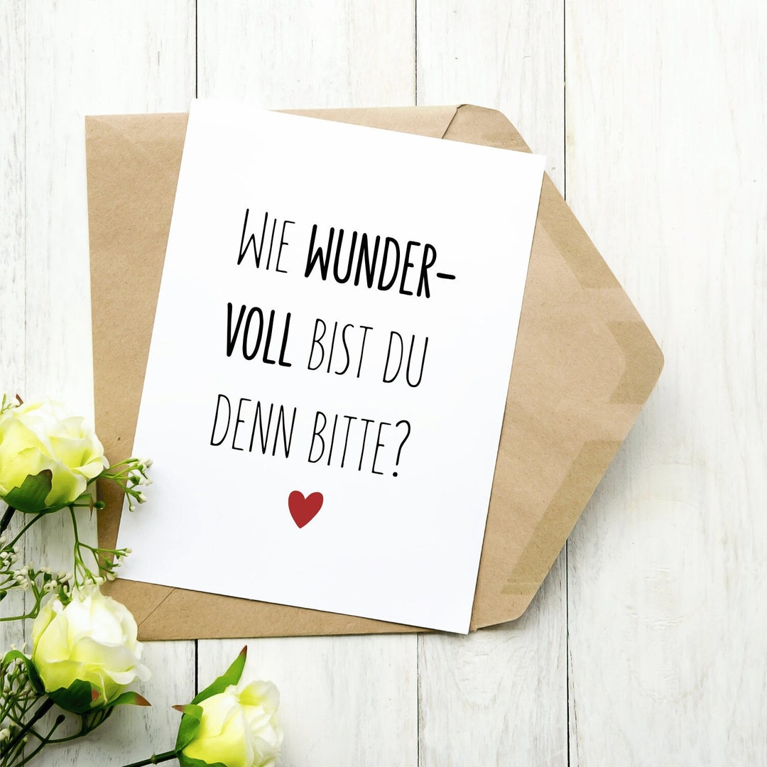 Postkarte A6 Zum Selber Ausdrucken I Liebe I Freundschaft I - Etsy