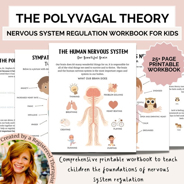 Nervous System Regulation for Kids, Distress Tolerance for Children, Emotional Regulation Skills, Polyvagal Theory, Window of Tolerance