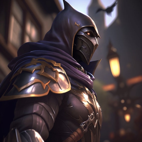 Ai Digital Art League of Legends Talon Etsy
