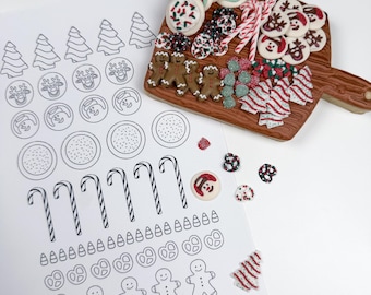 Christmas Sweets Transfer Sheet