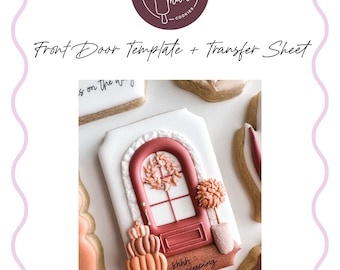 Front Door Template + Transfer Sheet