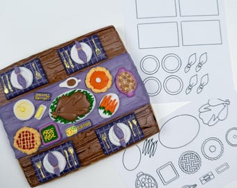 Thanksgiving Spread Transfer Sheet
