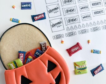 Halloween Candy Transfer Sheet