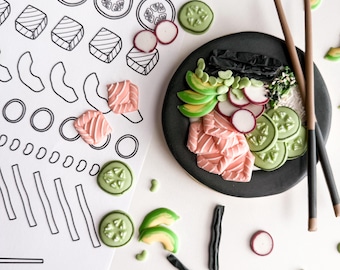 Poke Bowl Transfer Sheet