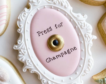 Press For Champagne Cookie Cutter STL