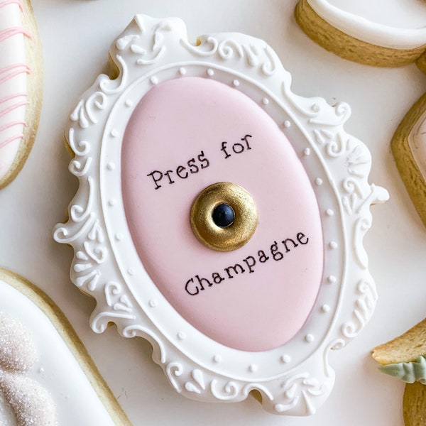 Press For Champagne Cookie Cutter STL