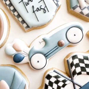 Racecar with Balloons Cookie Cutter STL