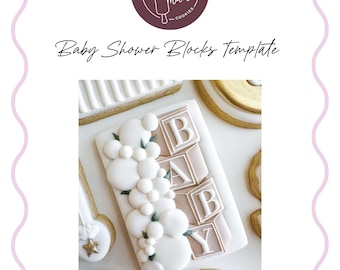 Baby Shower Blocks Template