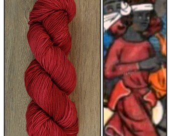 Hand Dyed Yarn: "The Moor" lace/sock/4ply/single-ply/ fingering/DK/Sport/Aran worsted- merino, silk, alpaca, nylon (Dye to Order)