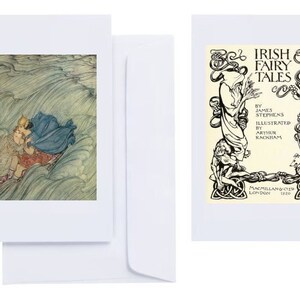 Arthur Rackham - "Irish Fairy Tales" (1920): 16 Grußkarten (C6 Karten + Briefumschläge)