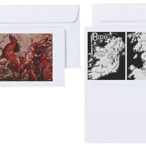 Willy Pogany - "The Frenzied Prince" (1943): 27 wenskaarten (C6 + enveloppen) met opgeplakte prints uit de Gouden Eeuw van de illustratie