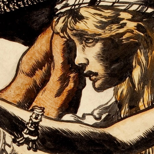 Arthur Rackham, Loki, Sigyn, Norse Edda, Snorri Sturluson, Fairy, Tale ...