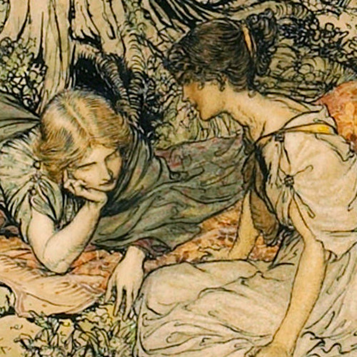 Arthur Rackham, Midsummer-night's Dream, Fairy, Tale, Print ...