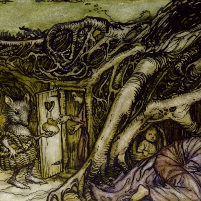 Arthur Rackham - an Illustration From 