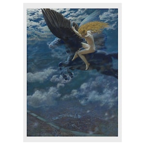 Edward Robert Hughes, Traum Idylle, Valkyrie, Mythos, Legende, Fee, Märchen, Druck, Illustration, Kinder, Erwachsene, Zeichnung, Fantasy, Aquarell