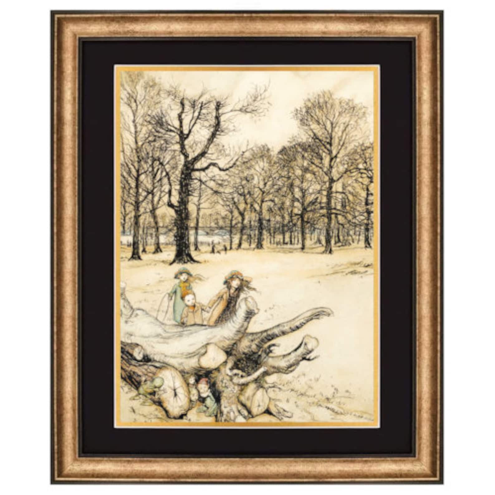 Arthur Rackham, Peter Pan in Kensington Gardens, Fairy, Tale, Print ...