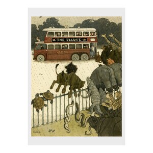 William Heath Robinson, Whipsnade, Zoo, Fata, Racconto, Stampa, Illustrazione, Bambini, Adulto, Libro, Disegno, Fantasia, Penna, Inchiostro, Acquerello