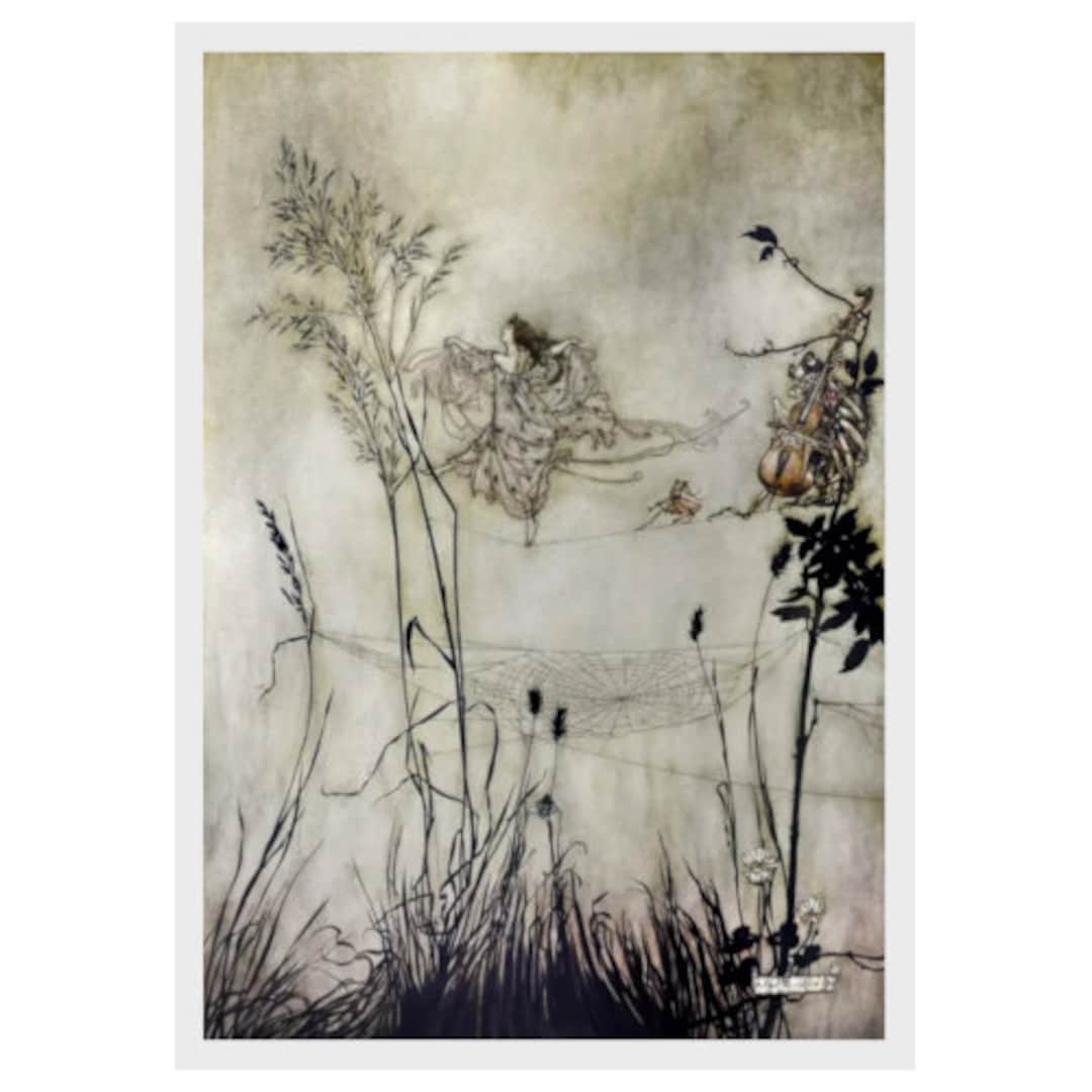 Arthur Rackham, Peter Pan in Kensington Gardens, Fairy, Tale, Print ...