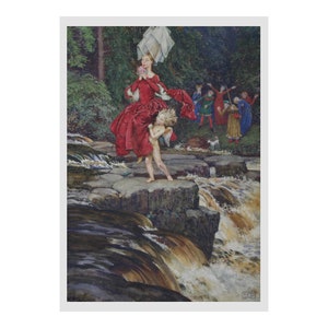 Eleanor Fortescue Brickdale - 'L'amore troverà la strada' per "Palgrave's Golden Treasury of Songs and Lyrics" (1925): poster e cartoline