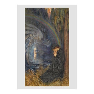 Eleanor Fortescue Brickdale - 'El niño póstumo': carteles y postales de la época dorada de la ilustración