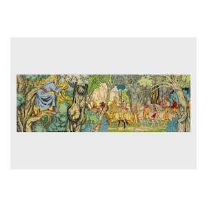 Ivan Bilibin - 'The Hunt' : affiches et cartes de vœux de l'âge d'or de l'illustration adaptées à tous les âges