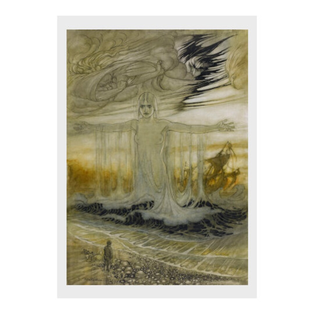 Arthur Rackham, Aesop, Fable, Shipwreck, Fairy, Tale, Print ...