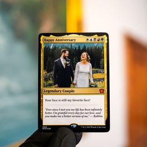 Custom Magic The Gathering MTG Personalized Handmade Foil Parody Card Standard (Non-Holo)