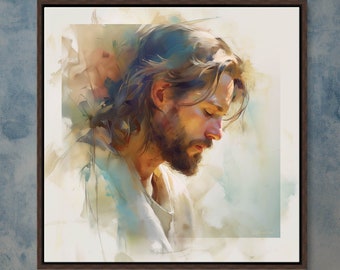 Jesus ART PRINT - Precious Saviour Dear Redeemer by Jay Bryant Ward Jesus Picture Christian Art LDS Art Prints Inspirational Wall Decor Gift