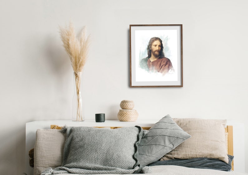 Jesus PRINTABLE Art DOWNLOAD - Christ Watercolor Portrait by Jay Bryant ...