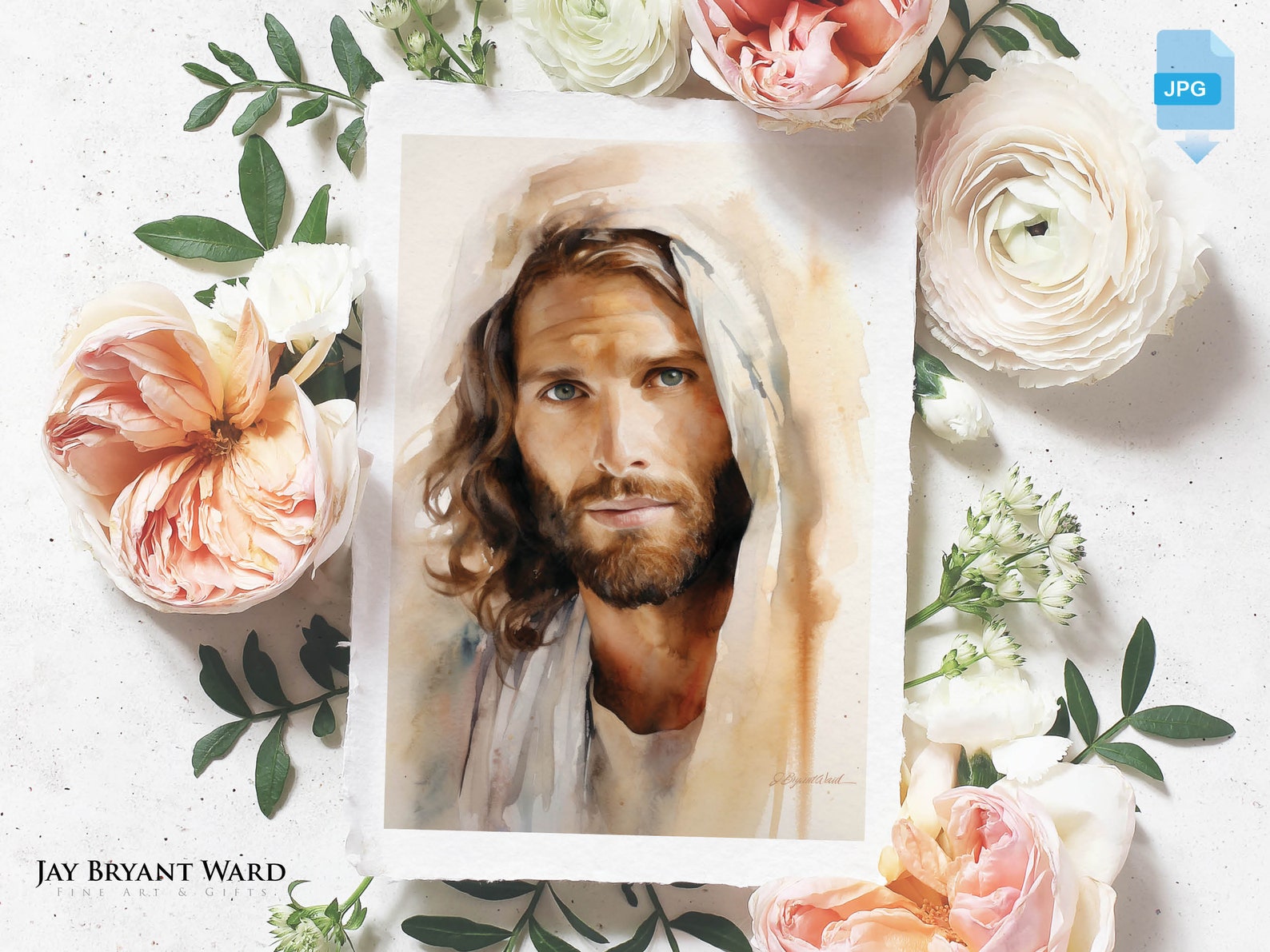 Gentile Savior PRINTABLE Art DOWNLOAD by Jay Bryant Ward - Etsy