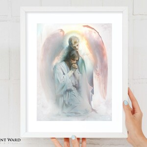ART PRINT - Agony in the Garden by Jay Bryant Ward | Fine Art Framed Canvas Christian Religious LDS Wall Art Print Decor Relief Society Gift