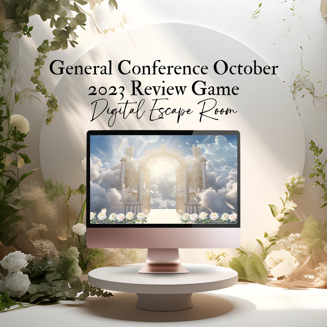 October 2023 General Conference Review Game Digital Escape Room LDS