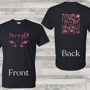 In the style of Melanie Martinez unofficial unbranded inspired, Portals tour, graphic shirt, t-shirt