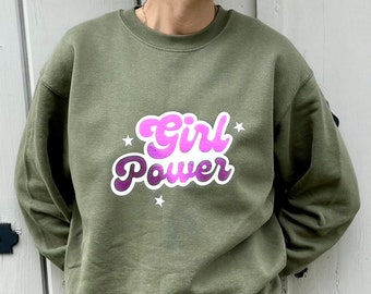 Sweat-shirt Girl Power adulte