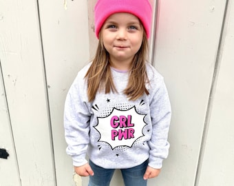 GRL PWR-sweatshirt voor kinderen