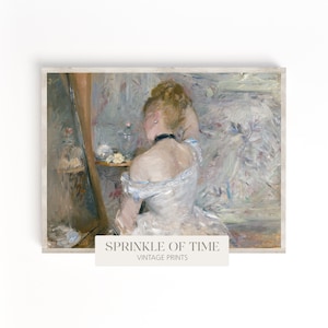 Victorian Portrait Impressionist Art | Digital Download | Berthe Morisot  | 19th Century | Feminine Art | PR-07