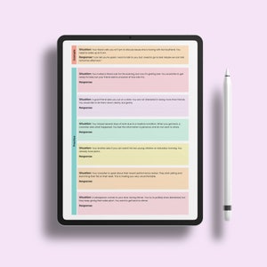 Setting Boundaries Worksheet | Fillable & Printable Workbook for ...