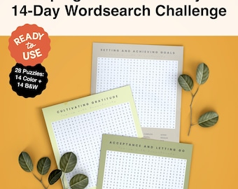 Coping with Uncertainty Word Search Puzzles: CBT & DBT (Printable)