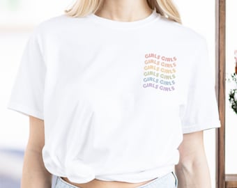 Subtle Sapphic T-Shirt LGBTQ lesbian flag tshirt gay pride t shirt butch femme nwlw wlw tee couple queer top girls gays and theys