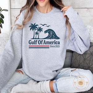 Maglietta tropicale del Golfo d&#39;America, regalo MAGA, maglietta divertente di Trump, maglietta americana, maglietta da uomo, regalo per donna, maglietta da vacanza, maglietta da viaggio, regalo patriota