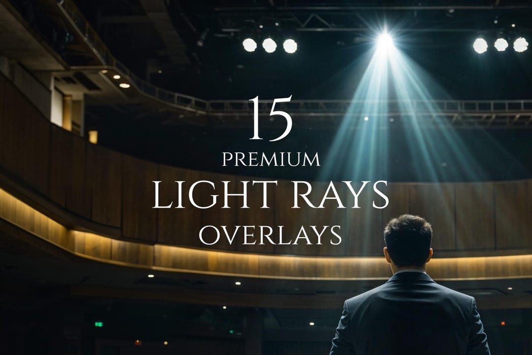 15 Premium Light Rays Overlays Effect for Photoshop - JPG Format ...